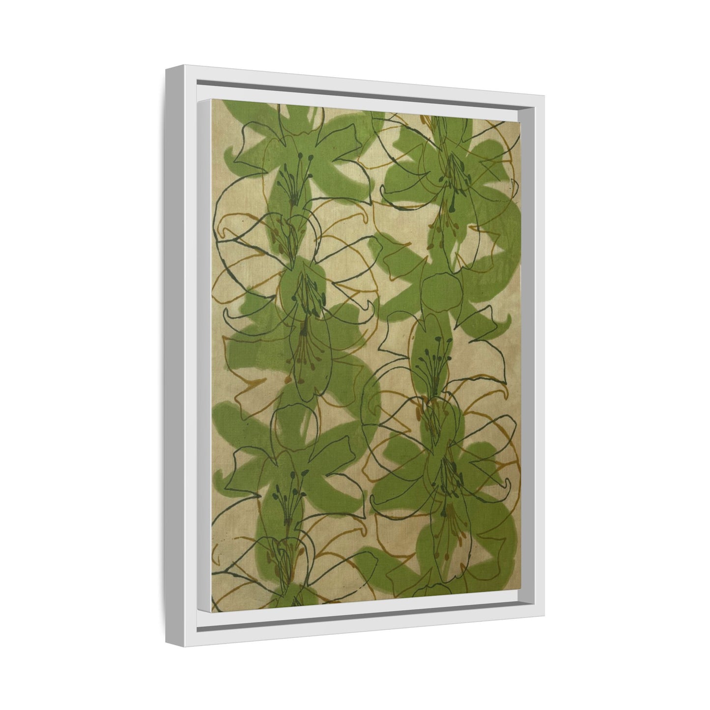 Floral Matte Canvas Wall Art