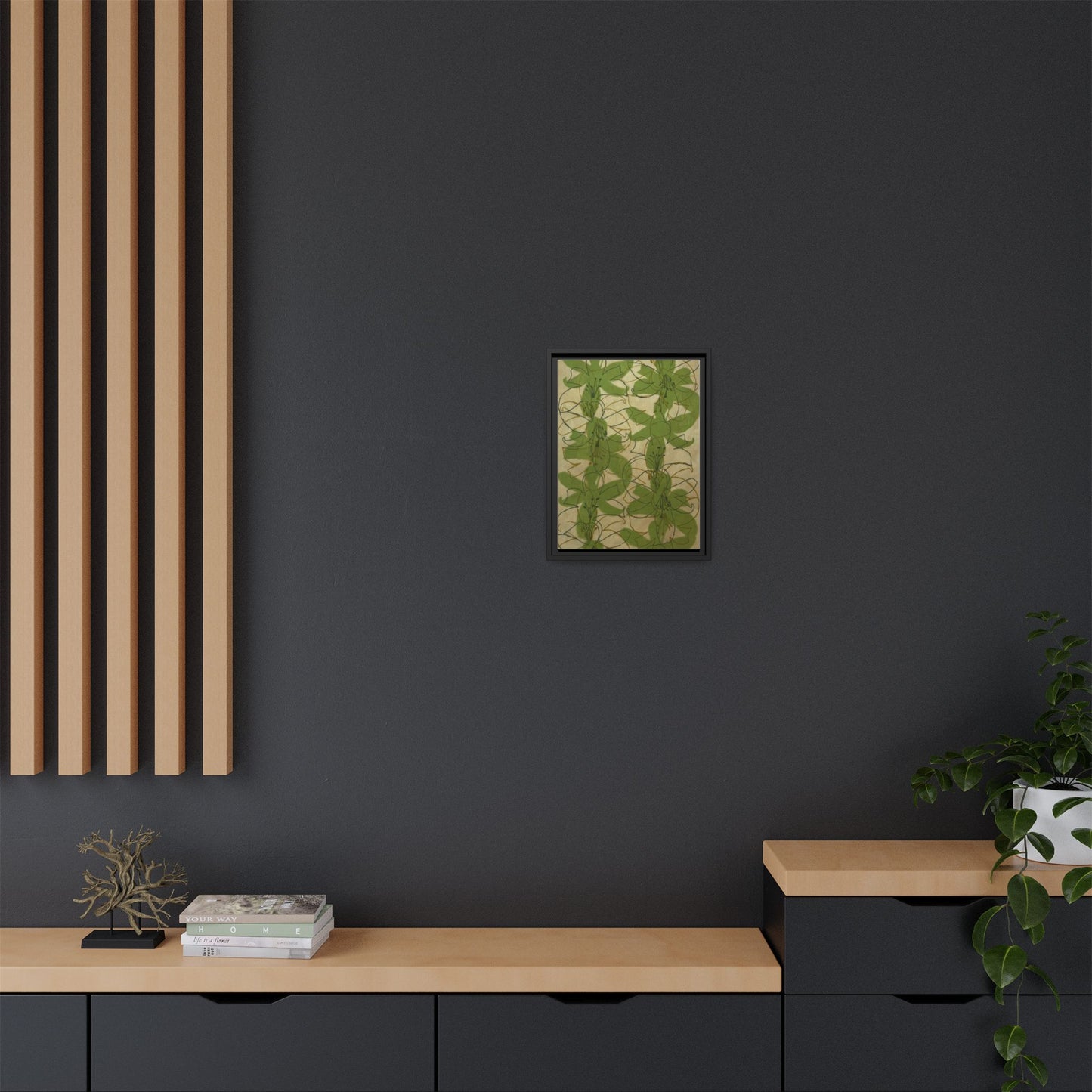 Floral Matte Canvas Wall Art
