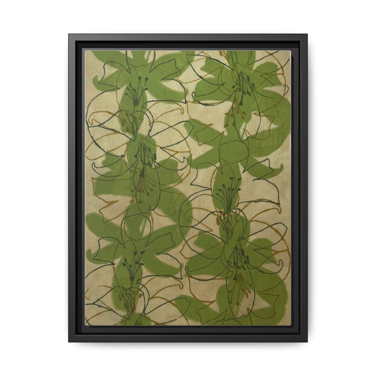 Floral Matte Canvas Wall Art