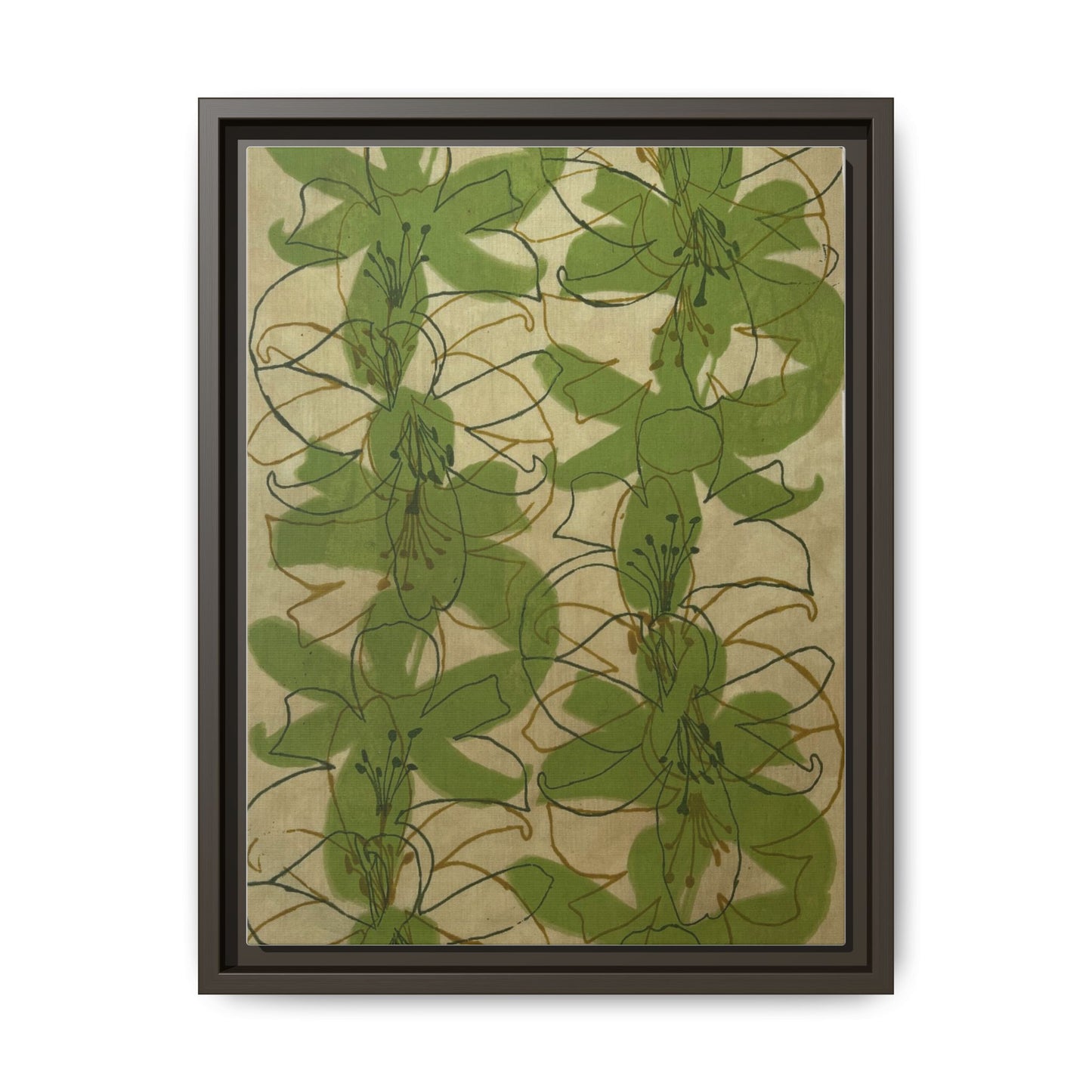 Floral Matte Canvas Wall Art