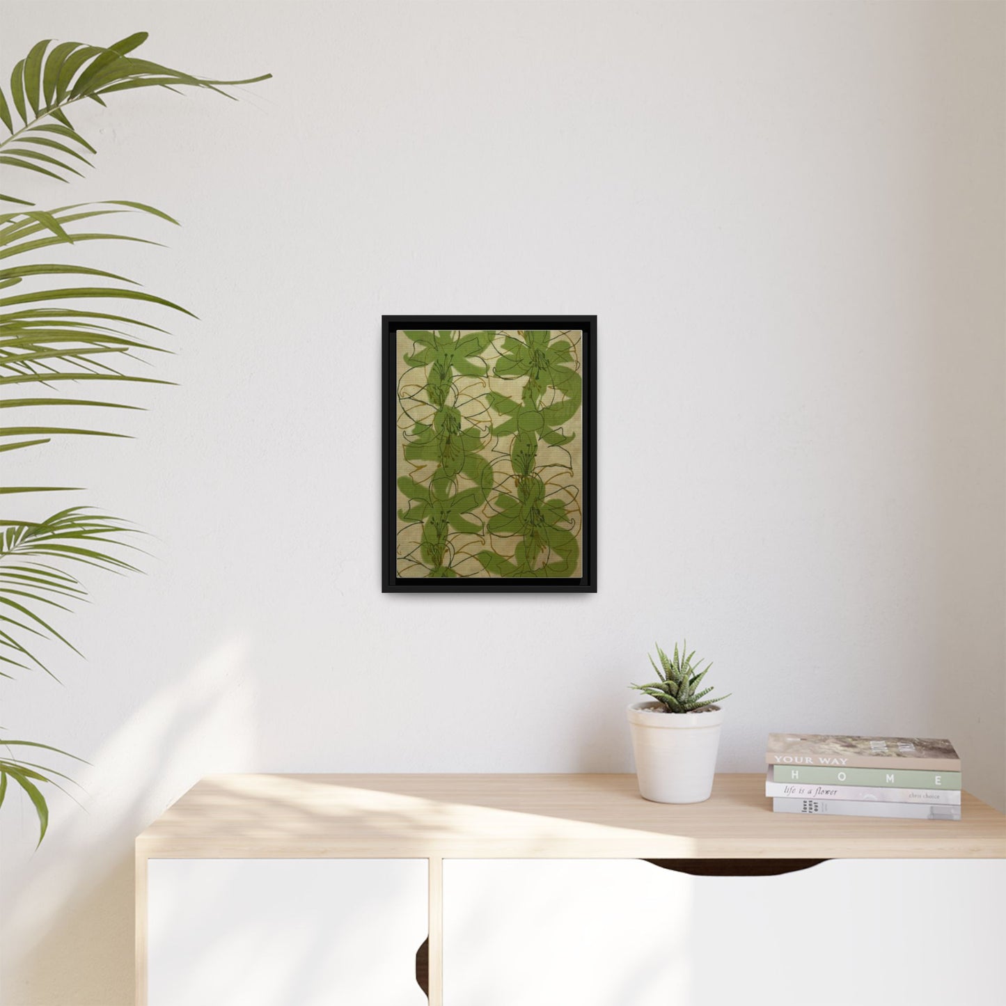 Floral Matte Canvas Wall Art