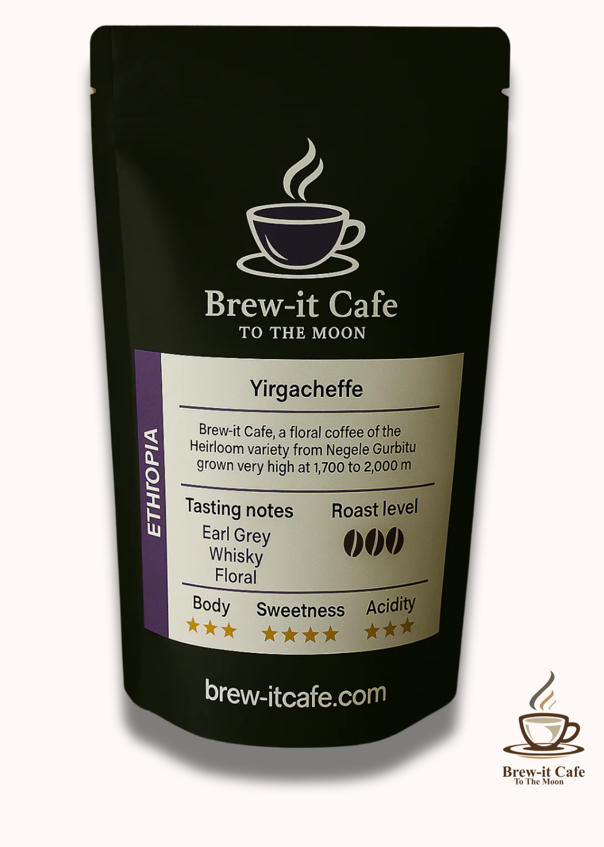 Brew-itCafe Ethiopia Yirgacheffe coffee