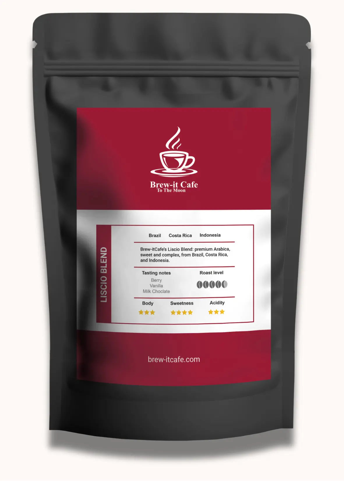 Discover Liscio Smooth Roast - Mellow & Low Acidity Coffee