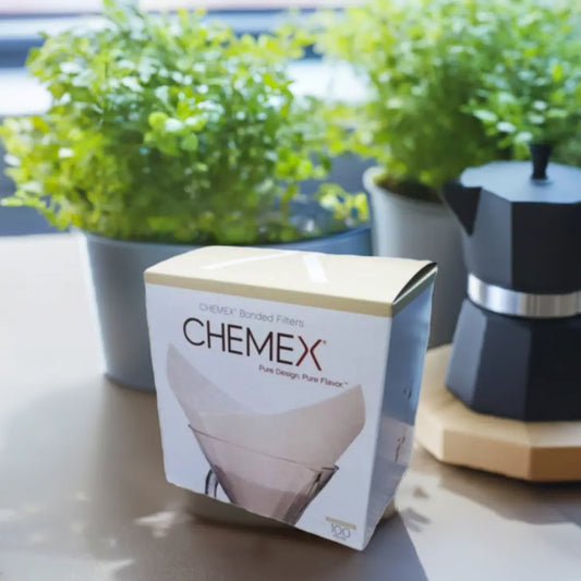 Pack of Chemex filter papers by Brew-itCafe designed for optimal coffee brewing