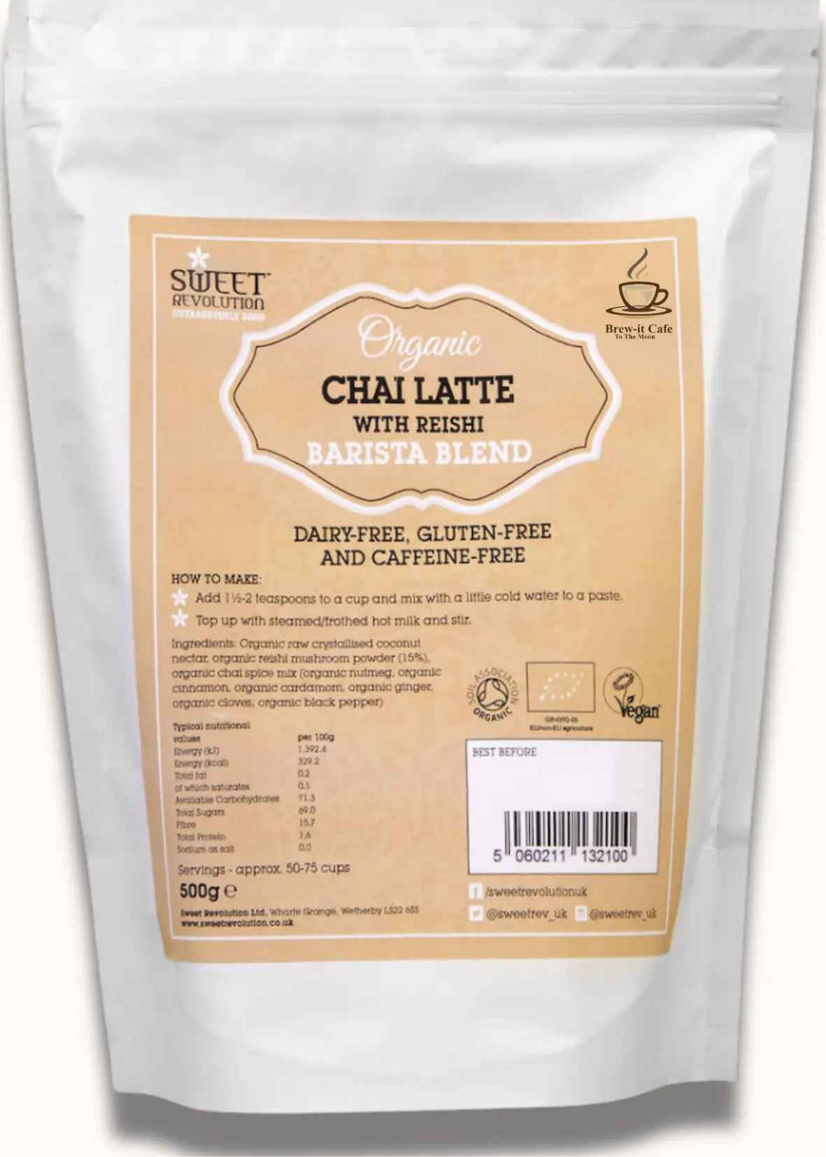 Organic Chai Latte UK - Brew-itCafe Barista Blend