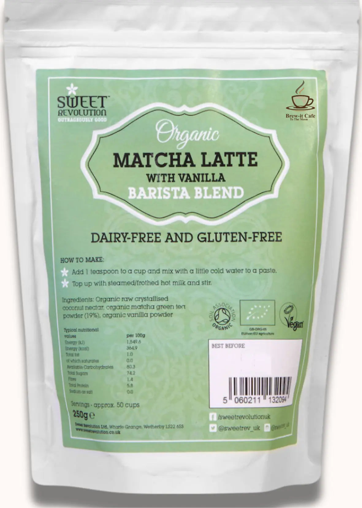 Organic Matcha Latte with Madagascan Vanilla | Brew-itCafe