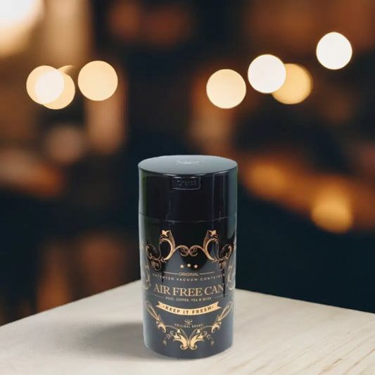 Brew-itCafe vacuum seal coffee jar for preserving freshness of coffee, tea, and more