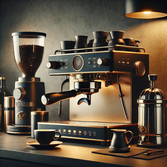 Stylish kitchen setup featuring the best coffee gadgets UK including a coffee maker and grinder