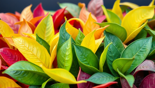 An assortment of colorful exotic tea leaves