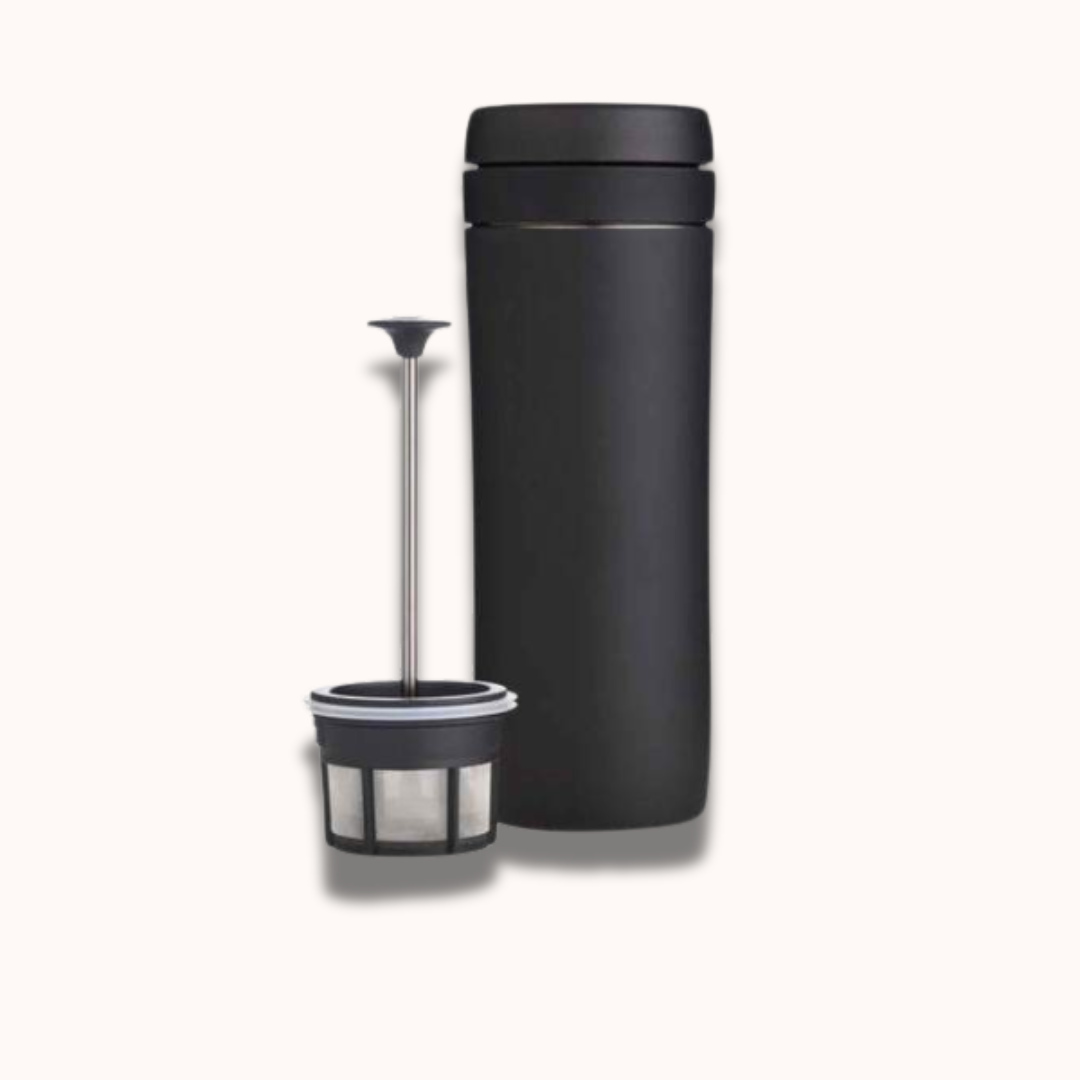 Brew-itCafe Espro Travel Press: Premium On-the-Go Coffee - Vacuum-insulated stainless steel travel press with patented double micro-filter.