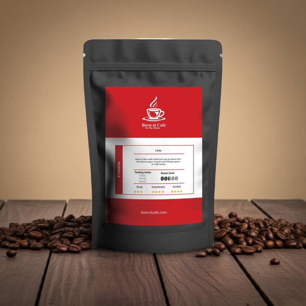 Brew-itCafe Limu Single-Origin Ethiopian Coffee Beans