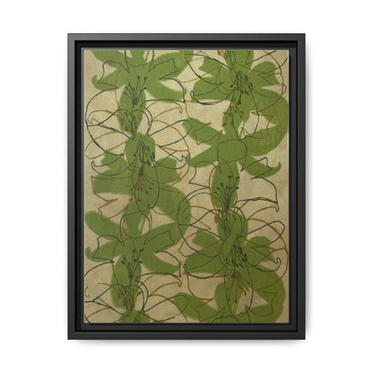 Floral Matte Canvas Wall Art 