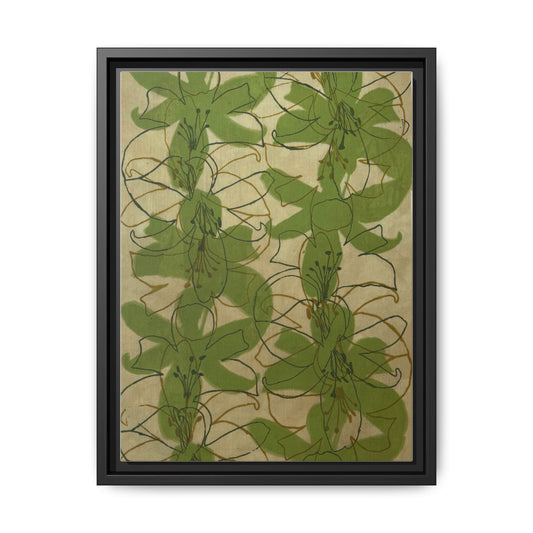 Floral Matte Canvas Wall Art 