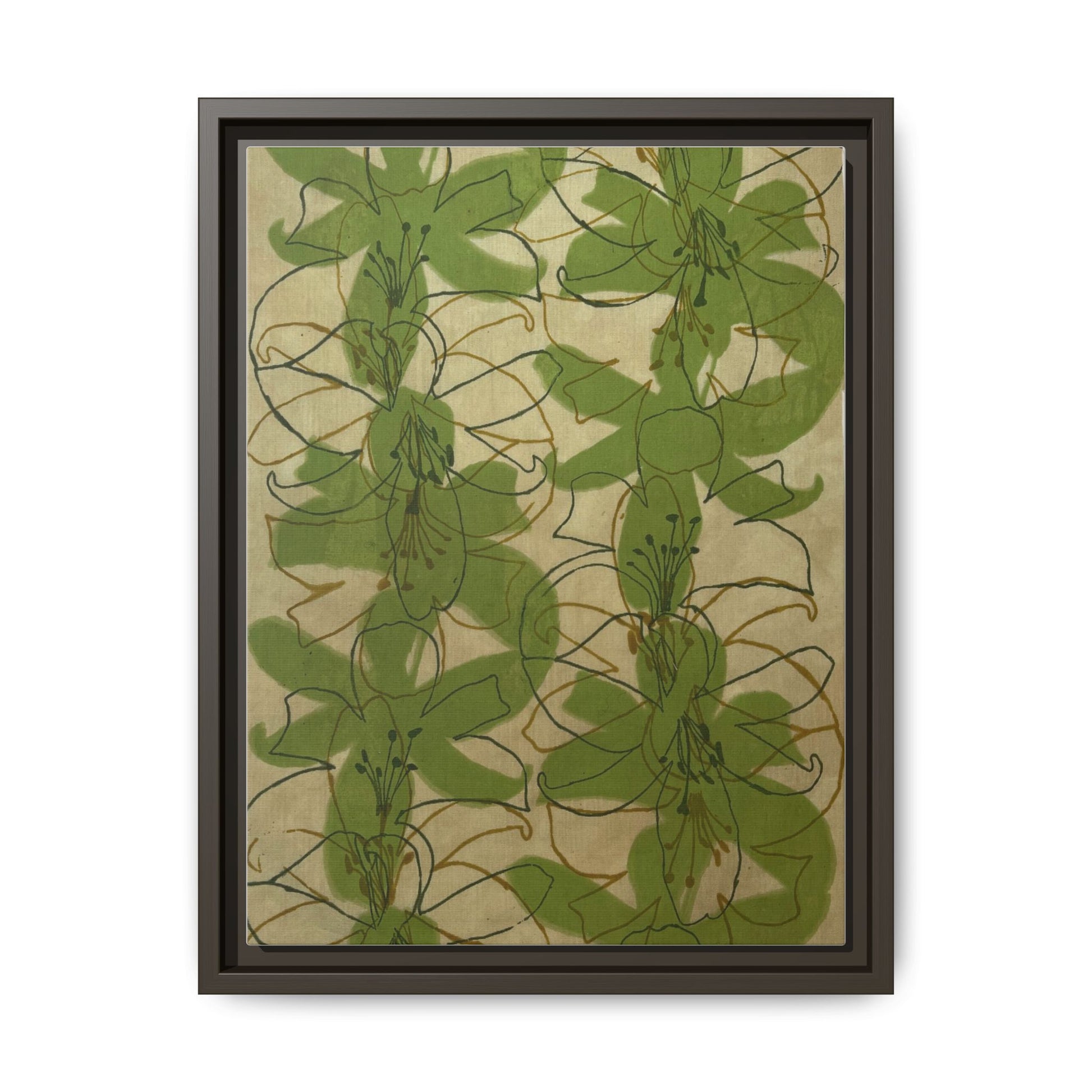 Floral Matte Canvas Wall Art 