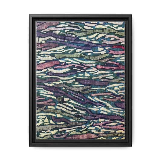 Orchid Collage Mosaic | Framed Canvas Art