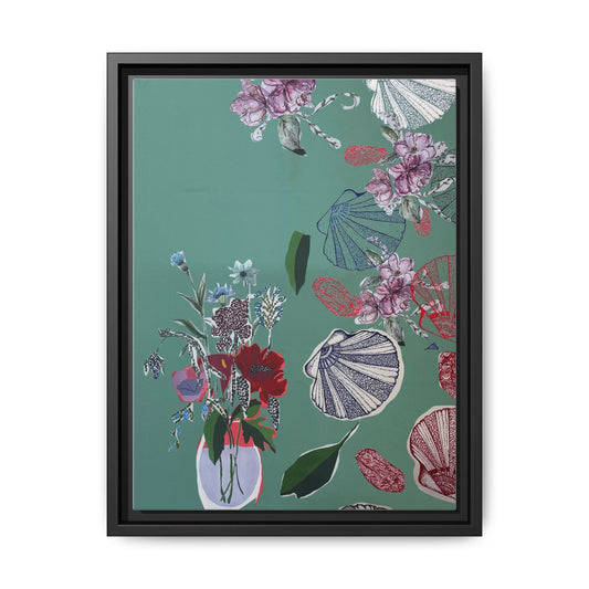 Botanical Canvas Art | Colourful Seashell