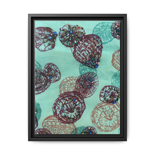 Colorful Abstract Design Framed Canvas Art for Home Décor