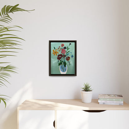 Floral Canvas Print - Vibrant Framed Art for Home Decor
