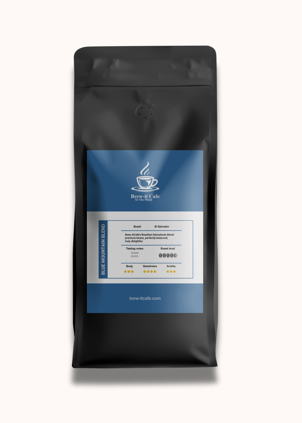 Brew-it Cafe Blue Mountain Blend 250g | Brazilian-Salvadoran