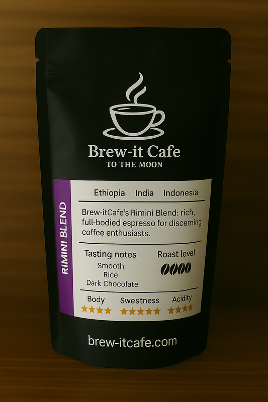 Brew-it Cafe Rimini Espresso Roast Coffee Blend Brew-itCafe