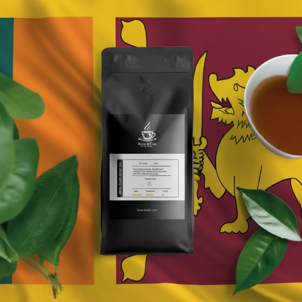 Brew-it Cafe Decaf Breakfast Tea - Pure Ceylon Leaf