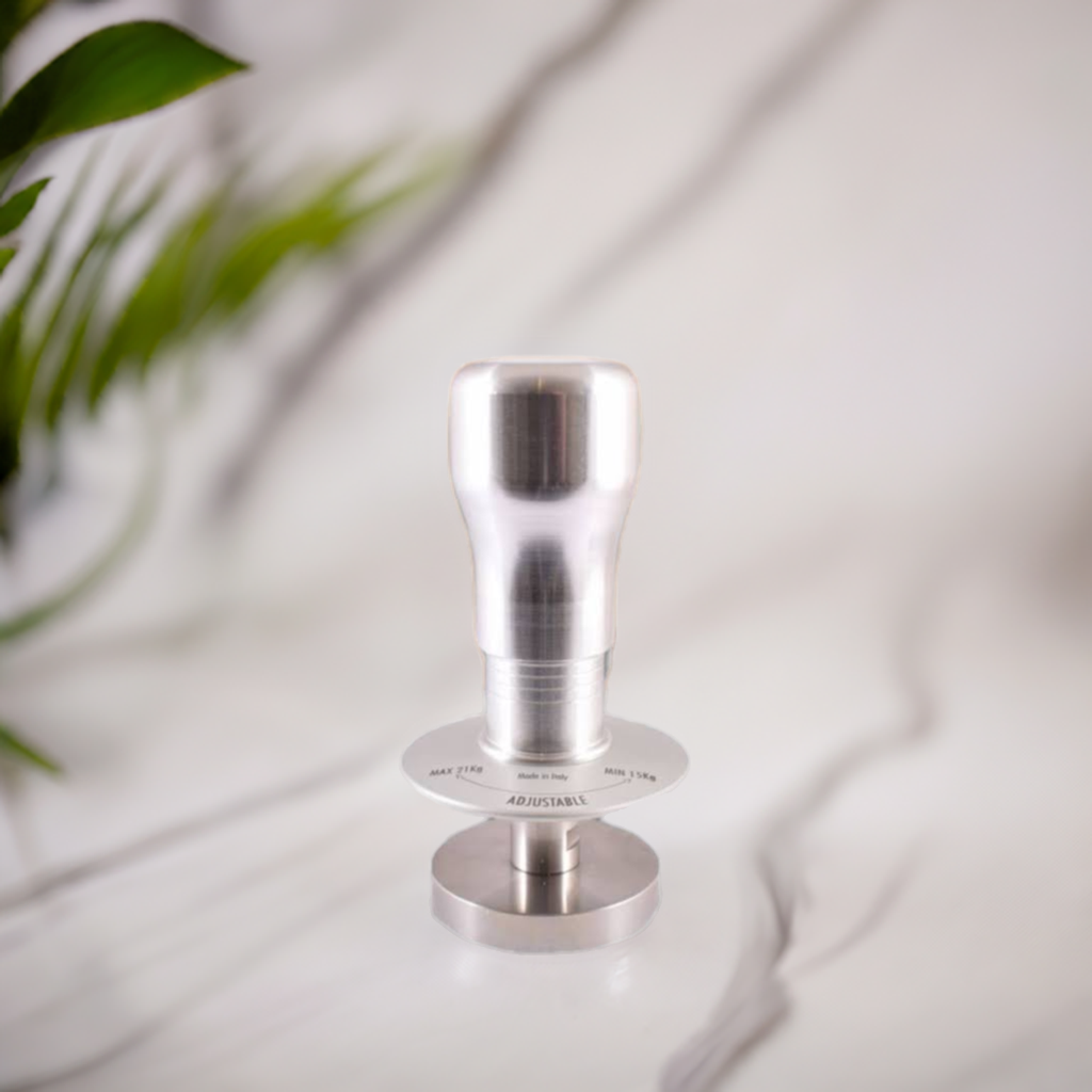 Ensure consistent, high-quality espresso every time with this 53mm or 57mm espresso tamper leveler, specifically designed for La Spaziale machines. 