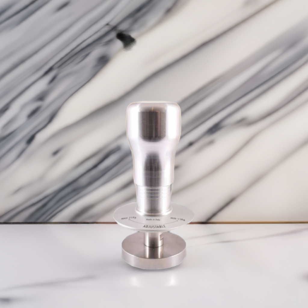 Ensure consistent, high-quality espresso every time with this 53mm or 57mm espresso tamper leveler, specifically designed for La Spaziale machines. 