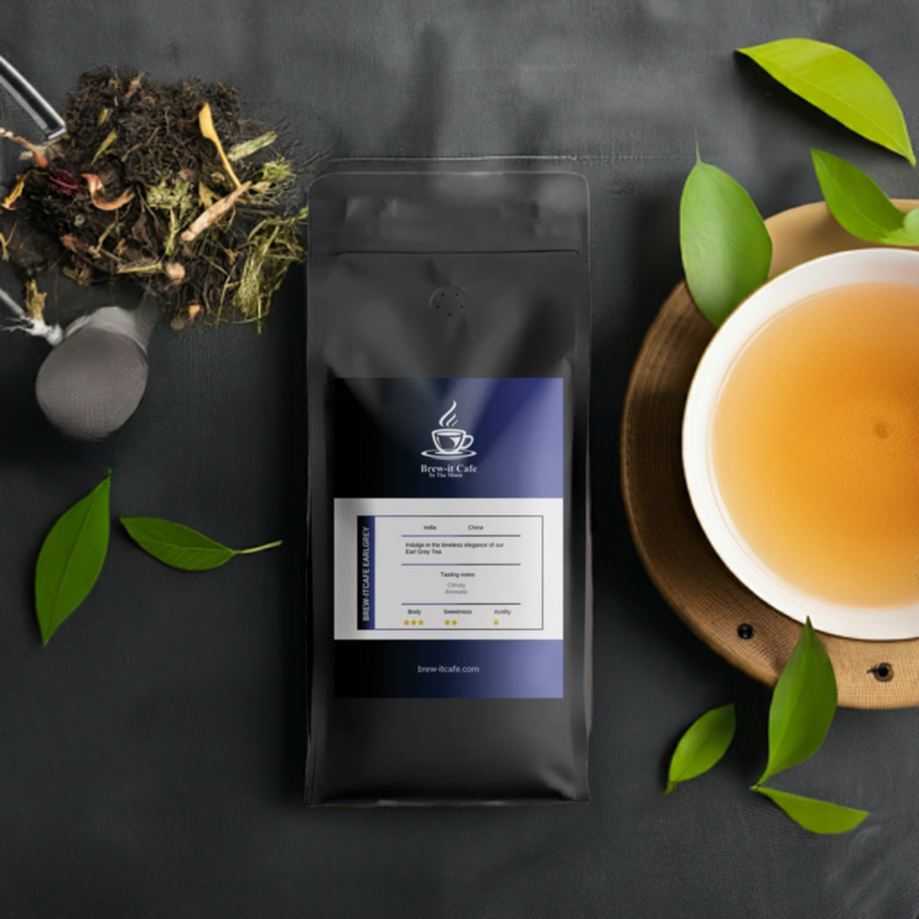 Brew-it Cafe Earl Grey Tea - Classic Blend with Bergamot