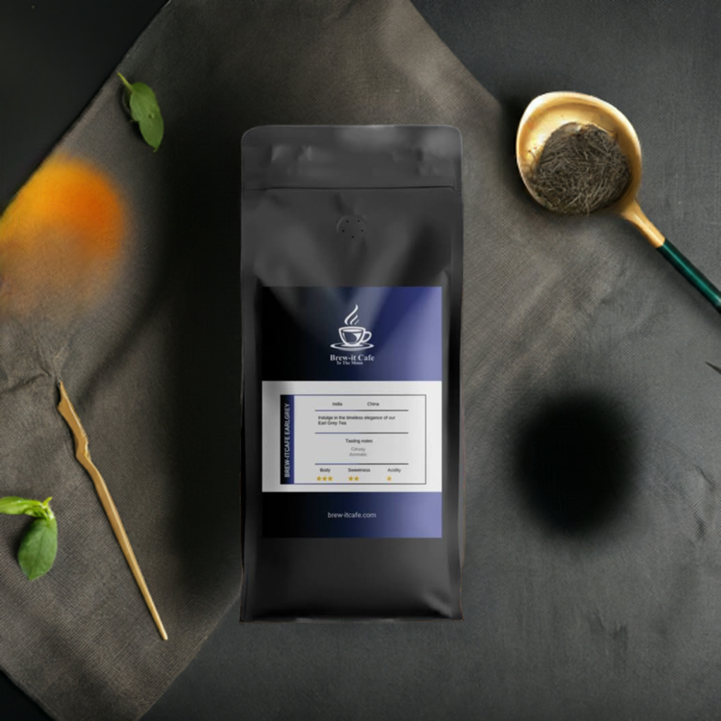 Brew-it Cafe Earl Grey Tea - Classic Blend with Bergamot