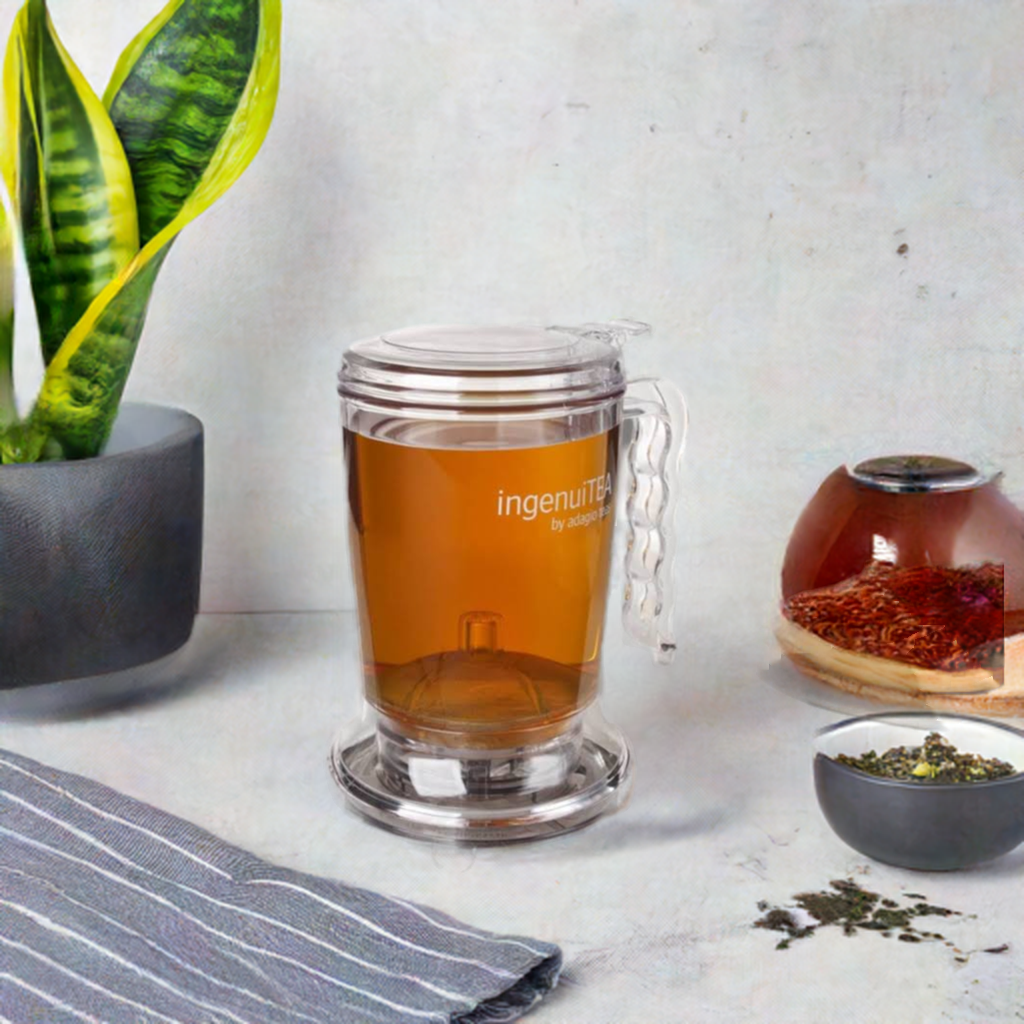 Brew-itCafe IngenuiTEA Loose Leaf Tea Brewer, 450ml, BPA-free plastic, dishwasher safe, easy tea brewing, fits cups up to 9.5cm.