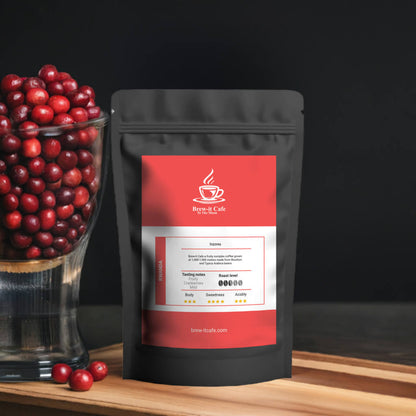 Brew-itCafe Rwanda Inzovu coffee bag with fruity cranberry flavour and balanced sweetness.