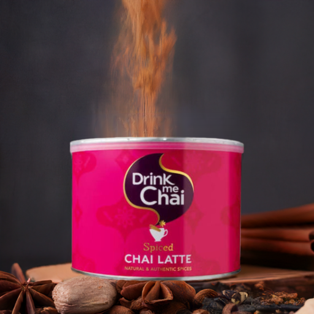 Spiced Chai Mix (1kg) in a bag, showcasing the creamy blend of tea and exotic spices, ideal for making delicious chai lattes.