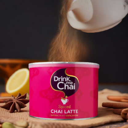 Spiced Chai Mix (1kg) in a bag, showcasing the creamy blend of tea and exotic spices, ideal for making delicious chai lattes.