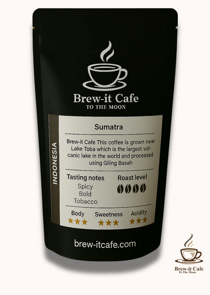 Brew-itCafe Lake Toba coffee from Sumatran beans