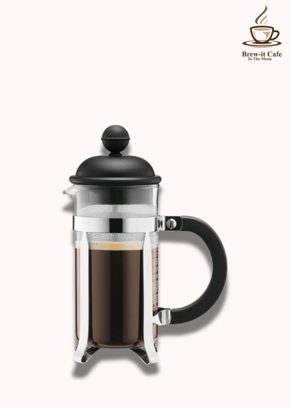 Brew-itCafe Bodum Cafetiere, 3-cup (0.35 L, 12 OZ) coffee maker, easy home brewing method for perfect coffee.