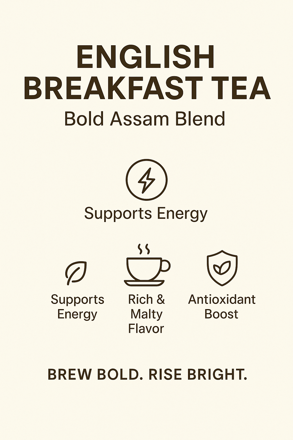Brew-itCafe premium English breakfast tea UK with bold Assam blend for energy and rich flavor
