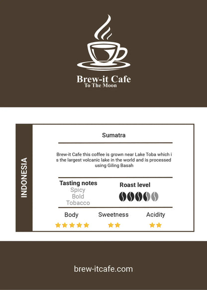 Lake Toba Coffee - Spicy Single-Origin Flavor