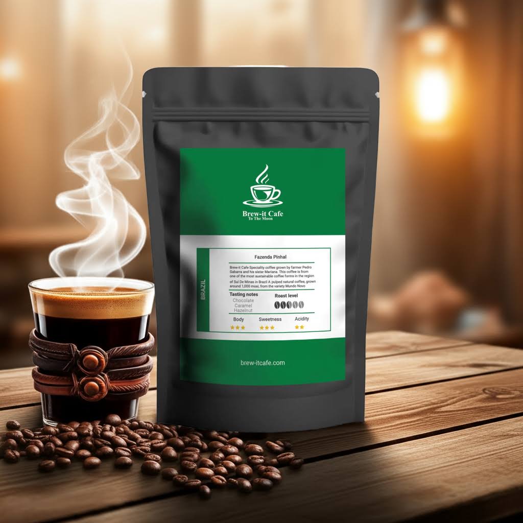 Brew-itCafe Single-Origin Brazilian Coffee - Premium Roast