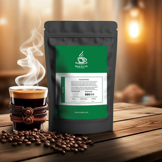 Brew-itCafe Single-Origin Brazilian Coffee - Premium Roast