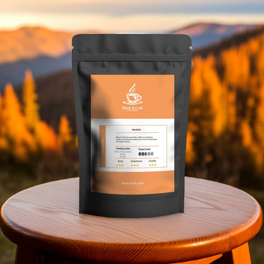 Brew-itCafe Medellin Single-Origin Coffee - Premium Roast