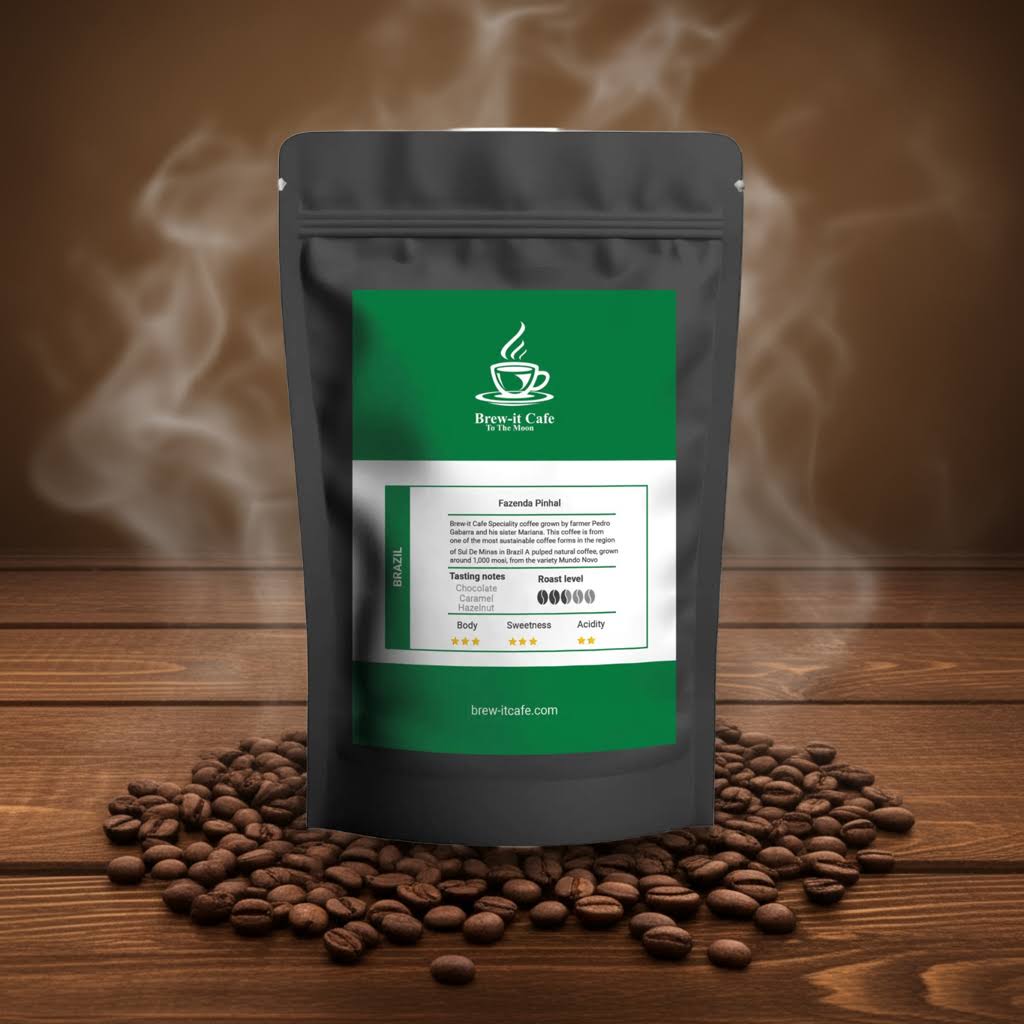 Brew-itCafe Single-Origin Brazilian Coffee - Premium Roast